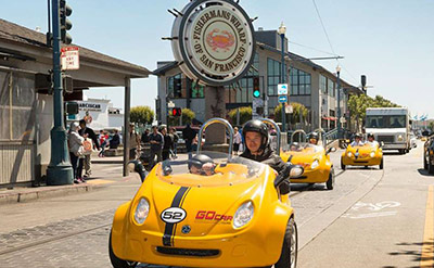 Let GoCar be your guide through an exciting loop of San Francisco's Chinatown and Downtown.